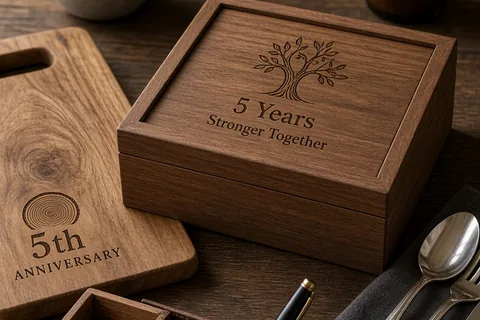 Illustration for 5th Anniversary Gifts for Your Husband to Celebrate Five Years