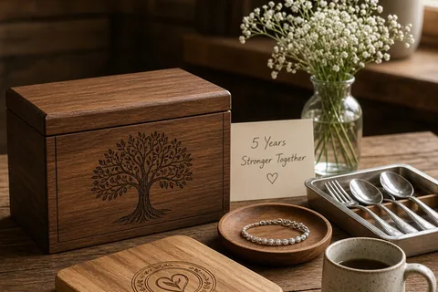 Illustration for 5th Anniversary Gifts for Your Wife: Meaningful Ideas