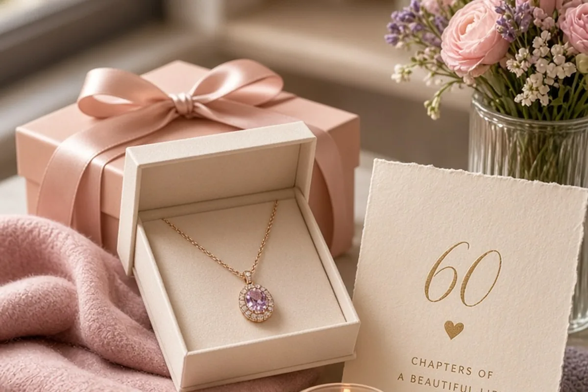 Illustration for 60th Birthday Gift Ideas for Her to Mark the Milestone