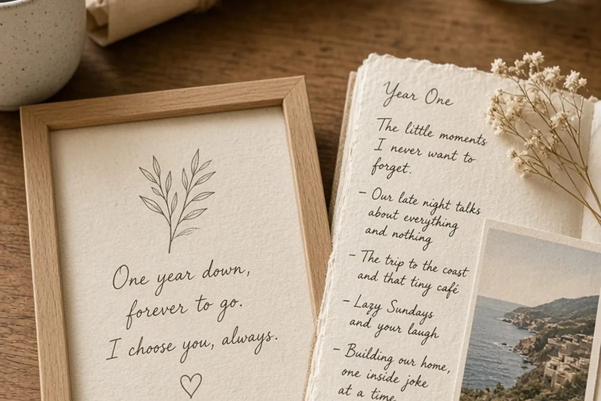 Illustration for Cheap 1st Anniversary Gifts for Your Wife with Meaning
