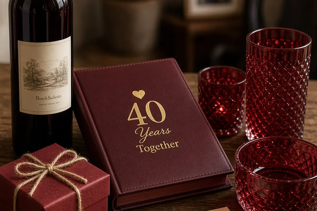 Illustration for Affordable 40th Anniversary Gifts for Your Husband