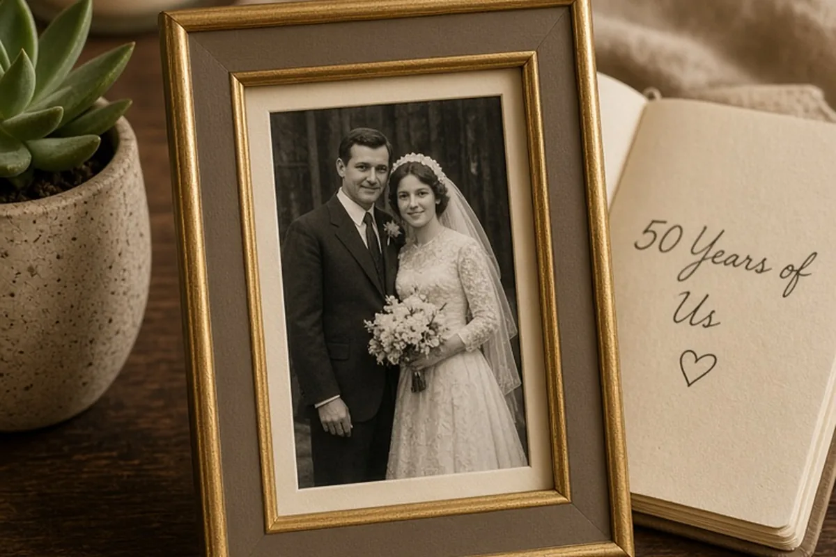 Illustration for 50th Anniversary Gifts for Your Husband on a Budget