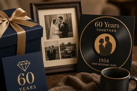 Illustration for Cheap 60th Anniversary Gifts for Him with Personal Value