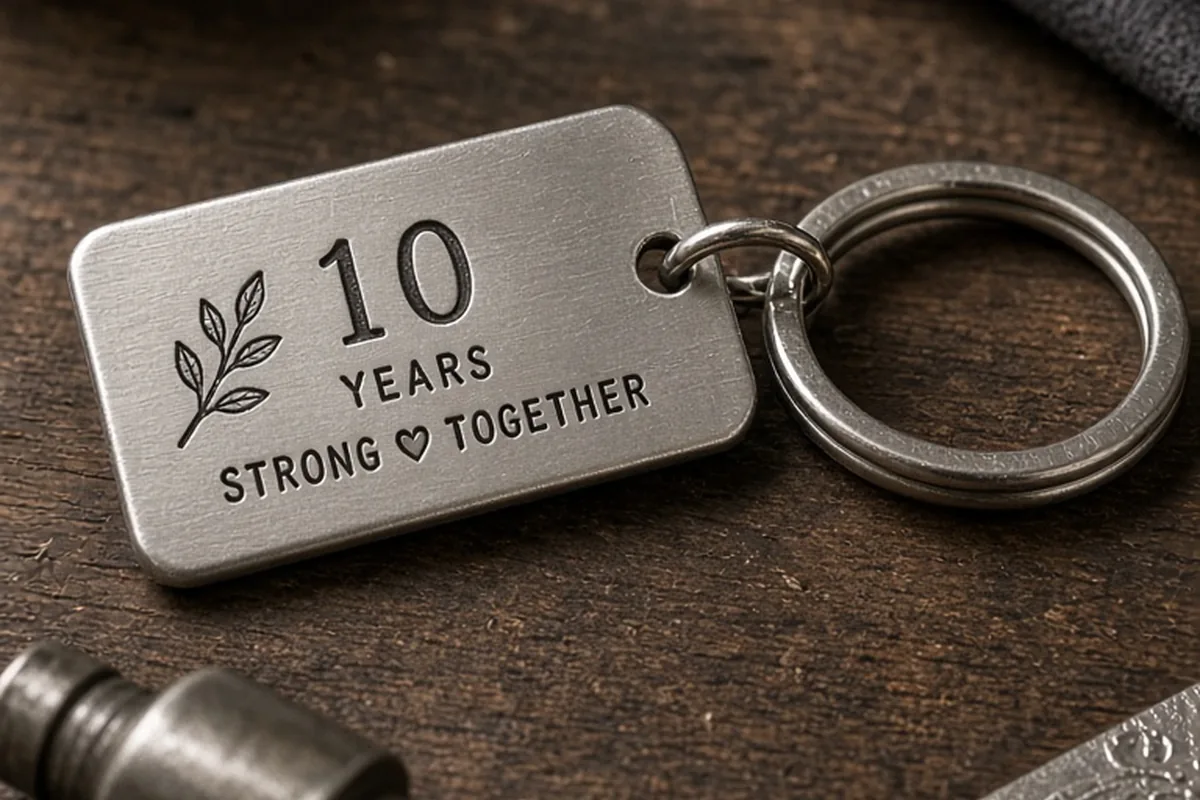 Illustration for DIY Tenth Anniversary Gifts for Him to Celebrate a Decade