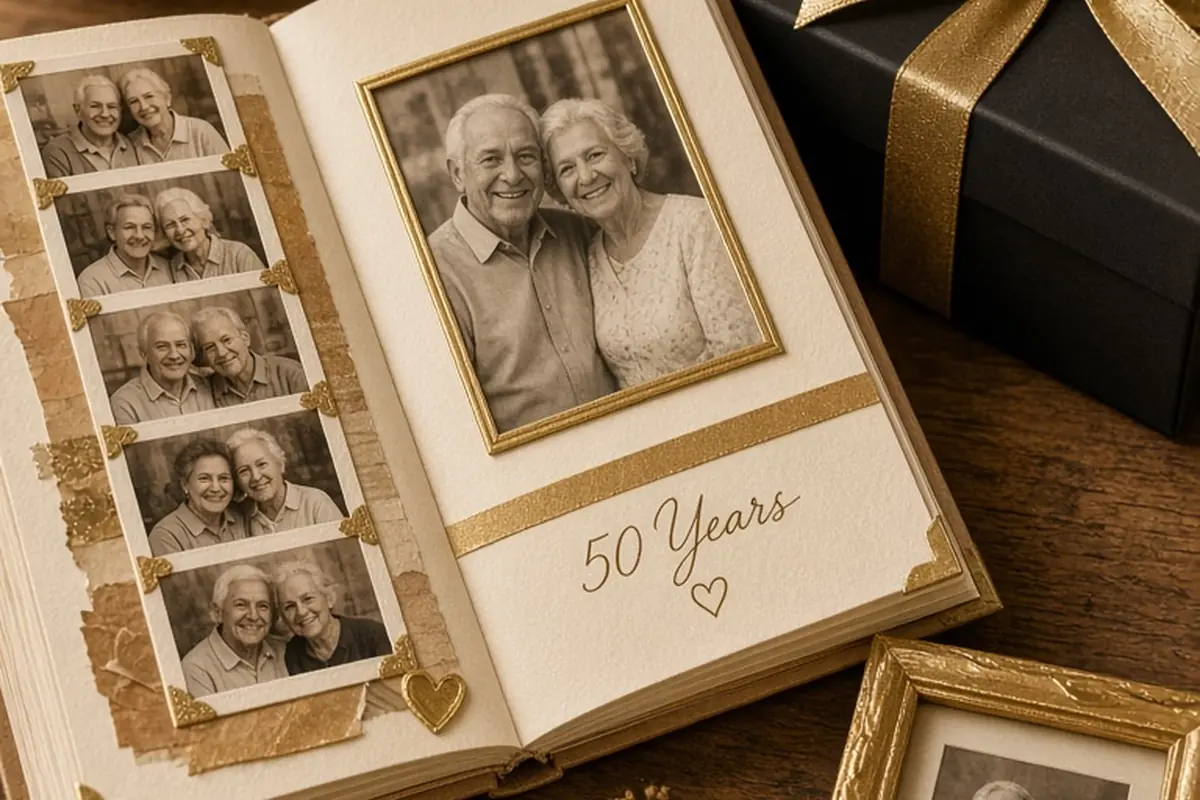 Illustration for DIY 50th Anniversary Gifts for Husband with Lasting Meaning