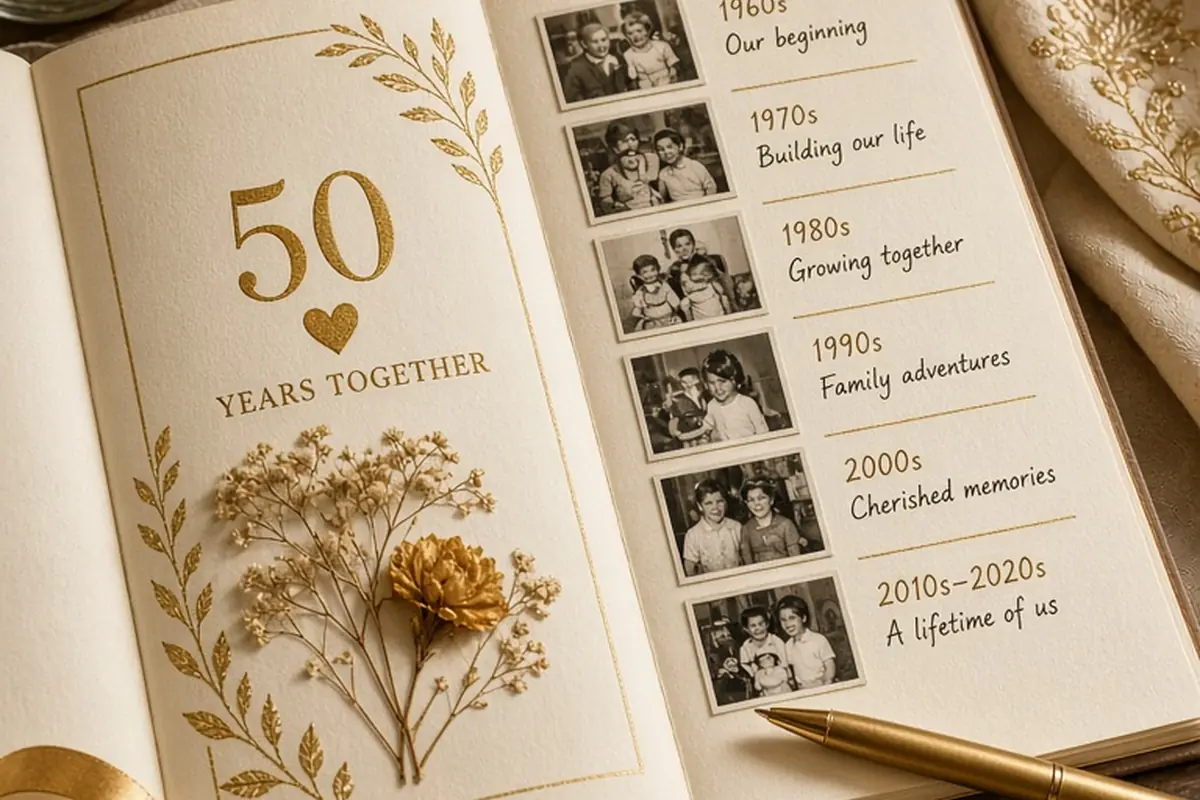Illustration for DIY Golden Anniversary Gifts for Your Wife to Cherish