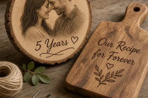 Illustration for DIY 5th Anniversary Gifts for Her: Handcrafted Keepsakes