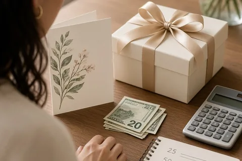 Illustration for Engagement Gift Etiquette: How Much to Spend Appropriately