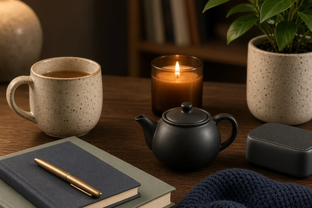 Illustration for Gifts for Introverts That Support Rest and Focus
