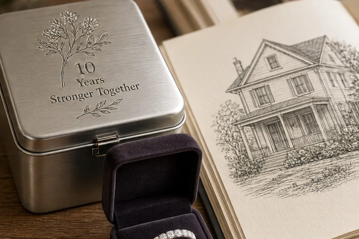 Illustration for Sentimental 10th Anniversary Gifts for Her with Meaning