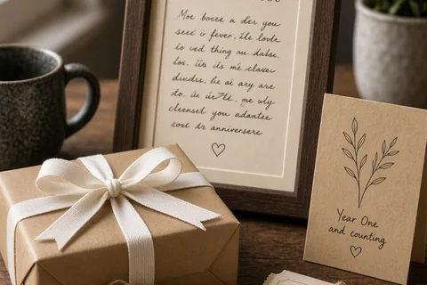 Illustration for Sentimental 1st Anniversary Gifts for Your Husband to Value