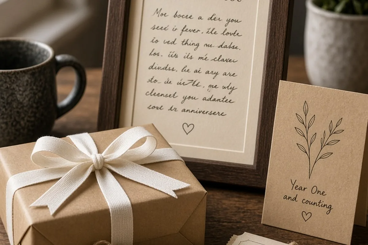Illustration for Sentimental 1st Anniversary Gifts for Your Husband to Value