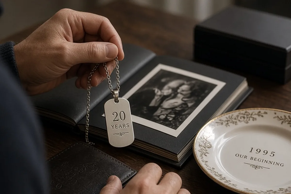 Illustration for Sentimental 20th Anniversary Gifts for Him to Cherish