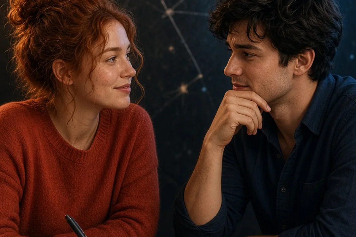 Illustration for Aries and Aquarius Compatibility: How the Pairing Works