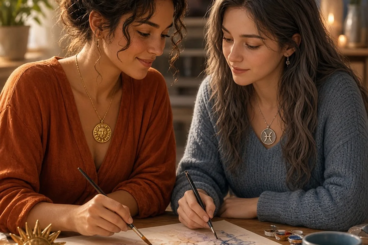 Illustration for Leo and Pisces Friendship Compatibility: Building Lasting Balance