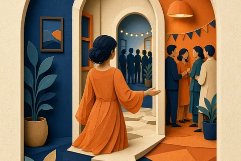Illustration for Social Butterfly Traits That Help You Connect With Anyone