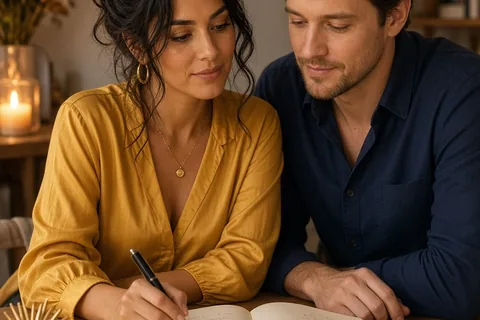 Illustration for Leo Woman and Libra Man Compatibility in Long-Term Love