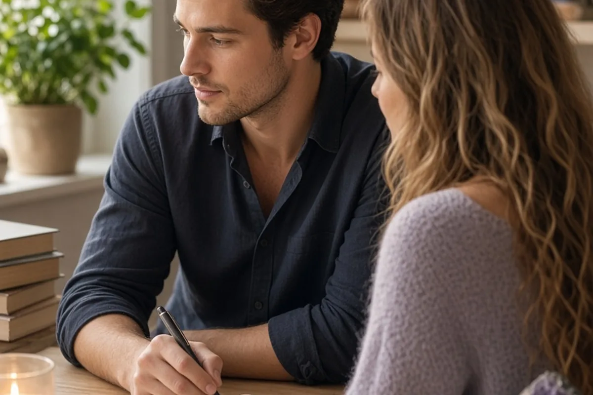 Illustration for Libra Man and Pisces Woman Compatibility: Building Harmony