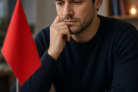 Illustration for Libra Man Red Flags: Spotting Warning Signs in Dating
