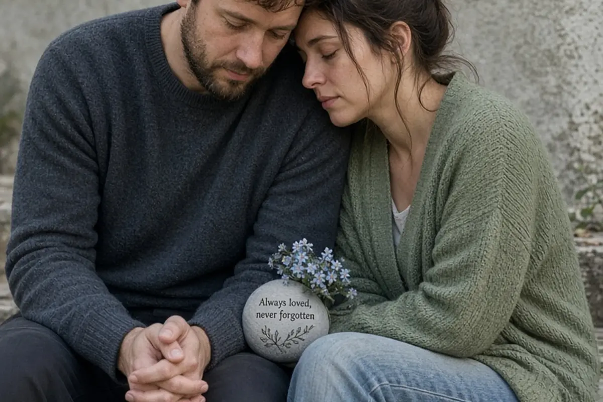 Illustration for Memorial Gifts for Miscarriage to Comfort Grieving Parents