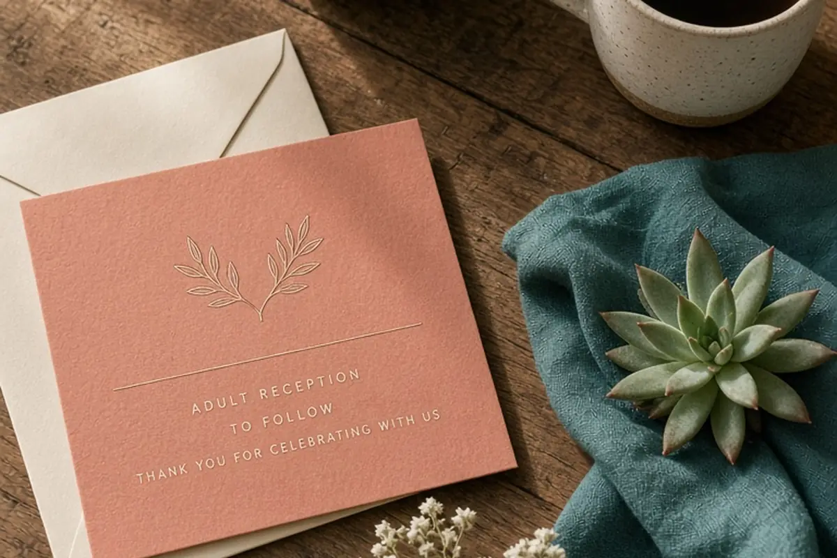 Illustration for Adult Only Wedding Wording Alternatives and Etiquette Guide