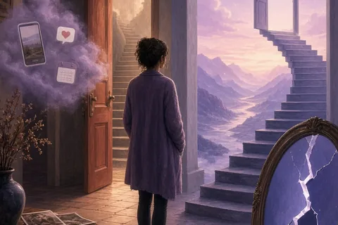 Illustration for Deleting Pictures of an Ex to Reclaim Mental Space