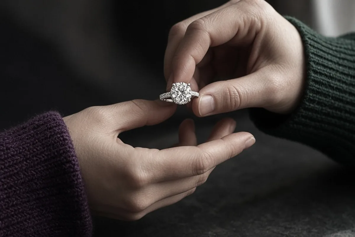 Illustration for Average cost of Moissanite engagement rings