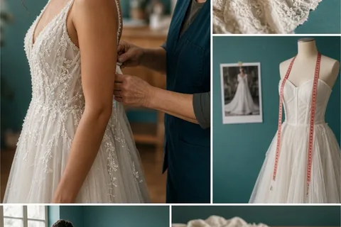 Illustration for Average Cost of Wedding Dress Alterations: Pricing Guide
