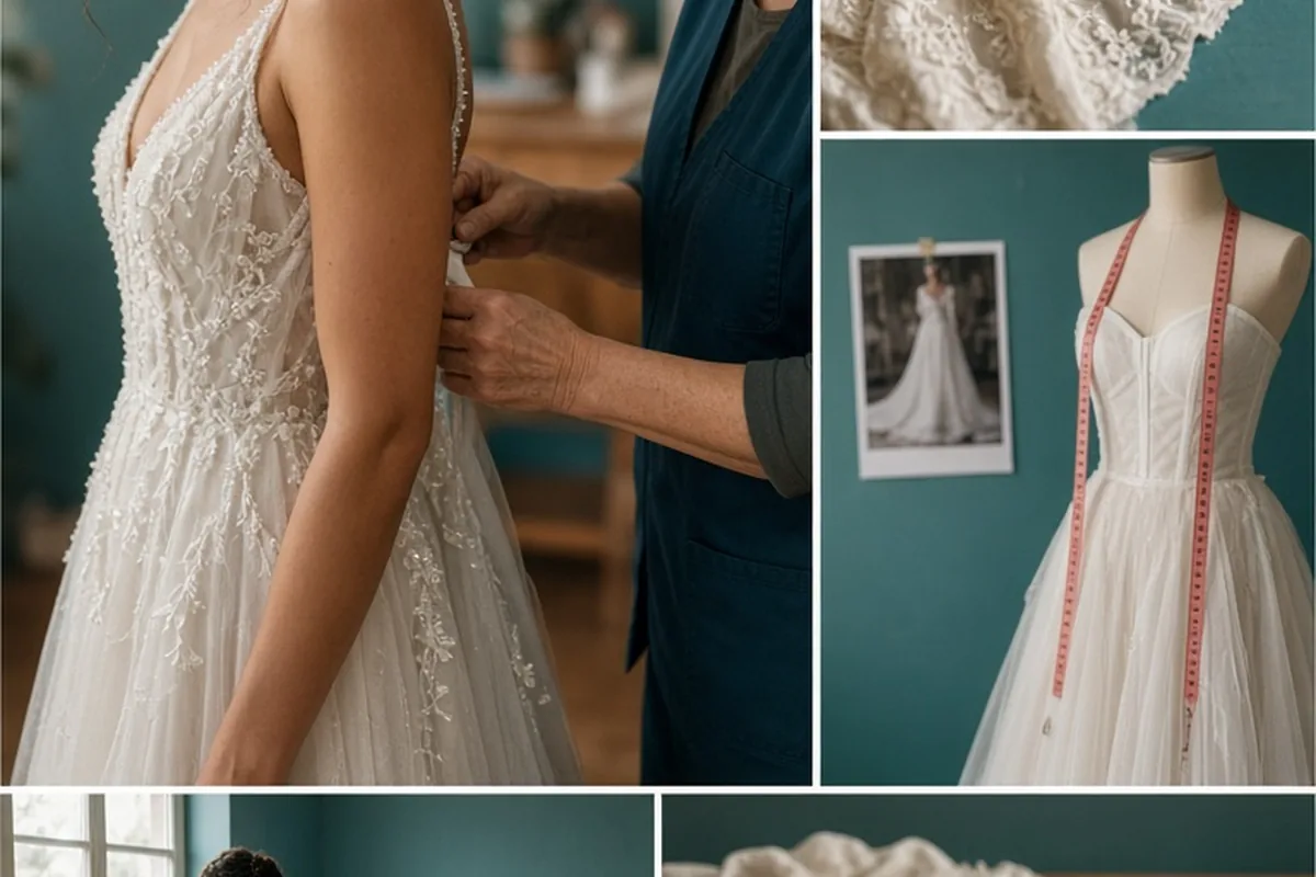 Illustration for Average Cost of Wedding Dress Alterations: Pricing Guide