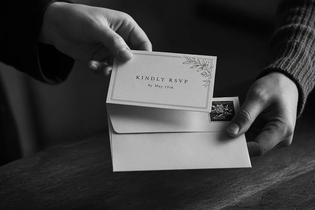 Illustration for How much does Wedding rsvp etiquette cost