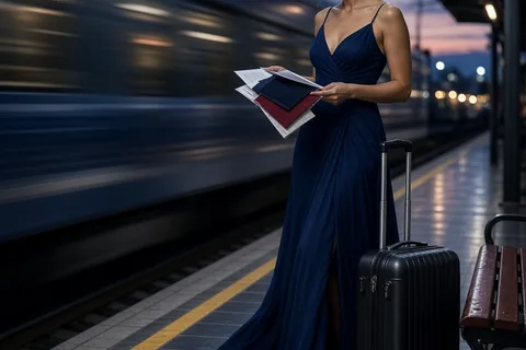Illustration for How to Compare Black Tie Wedding Guest Outfit Options