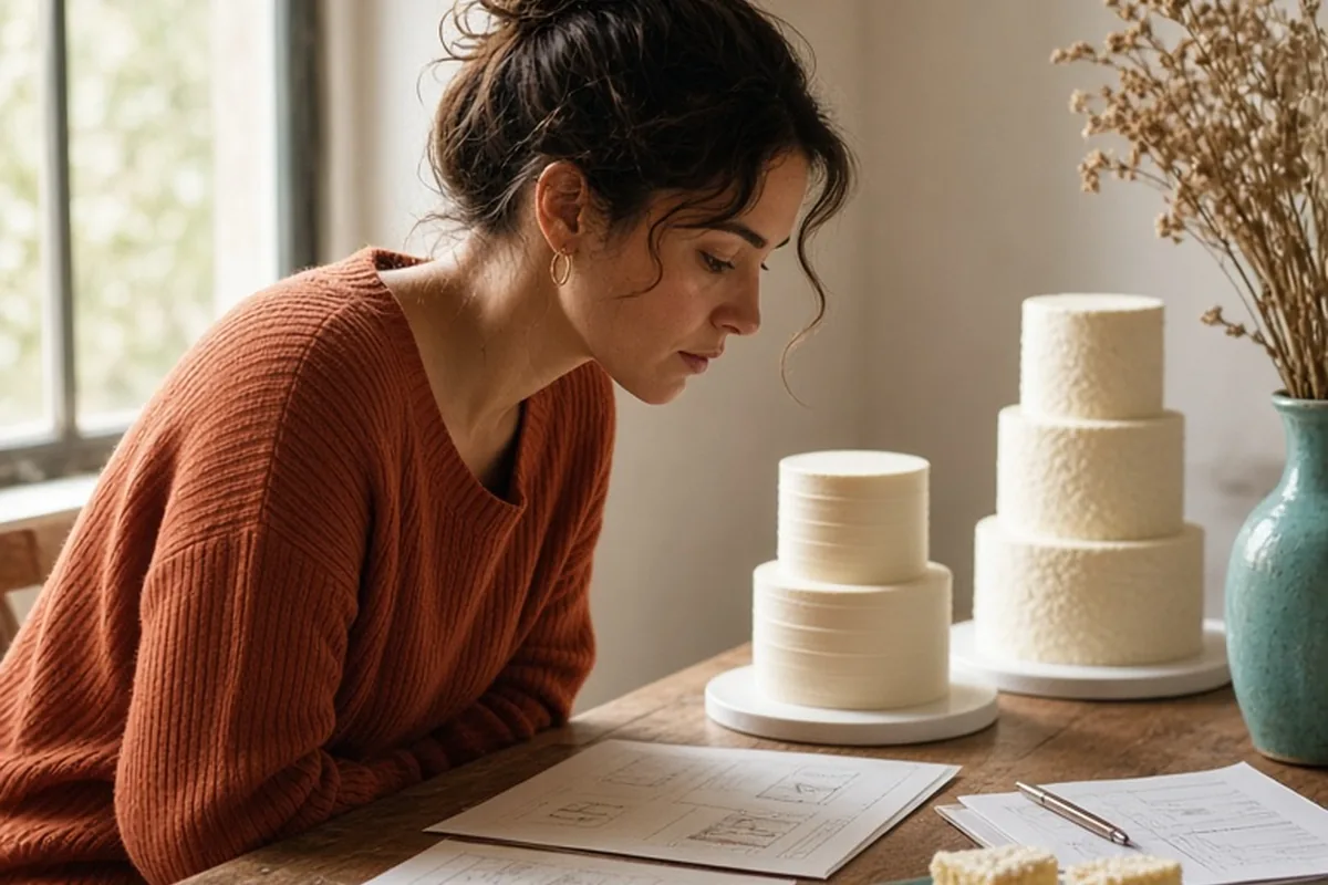 Illustration for How to Compare Wedding Cake Options for Your Budget and Style