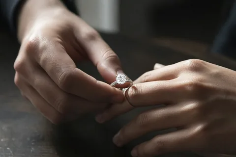 Illustration for Moissanite Engagement Rings for 100 Guest Weddings