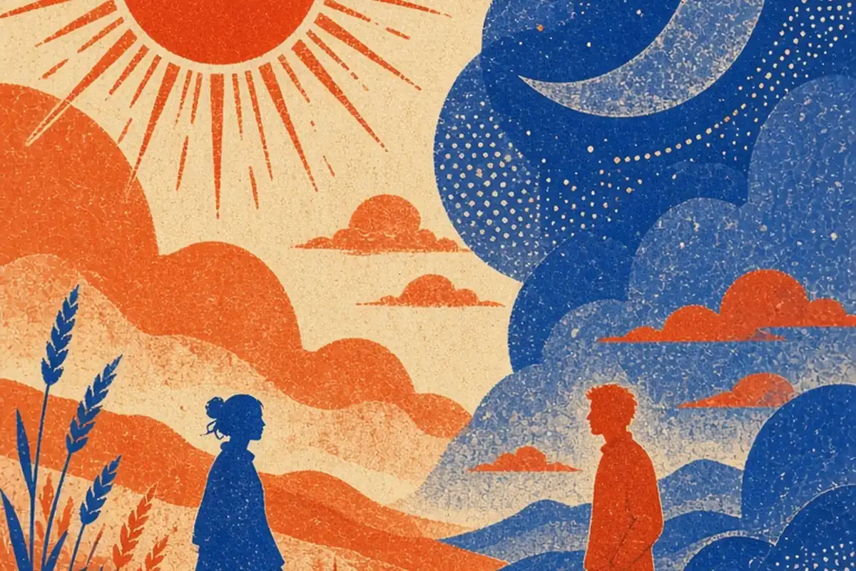 Illustration for Live by the Sun, Love by the Moon: Finding Balance