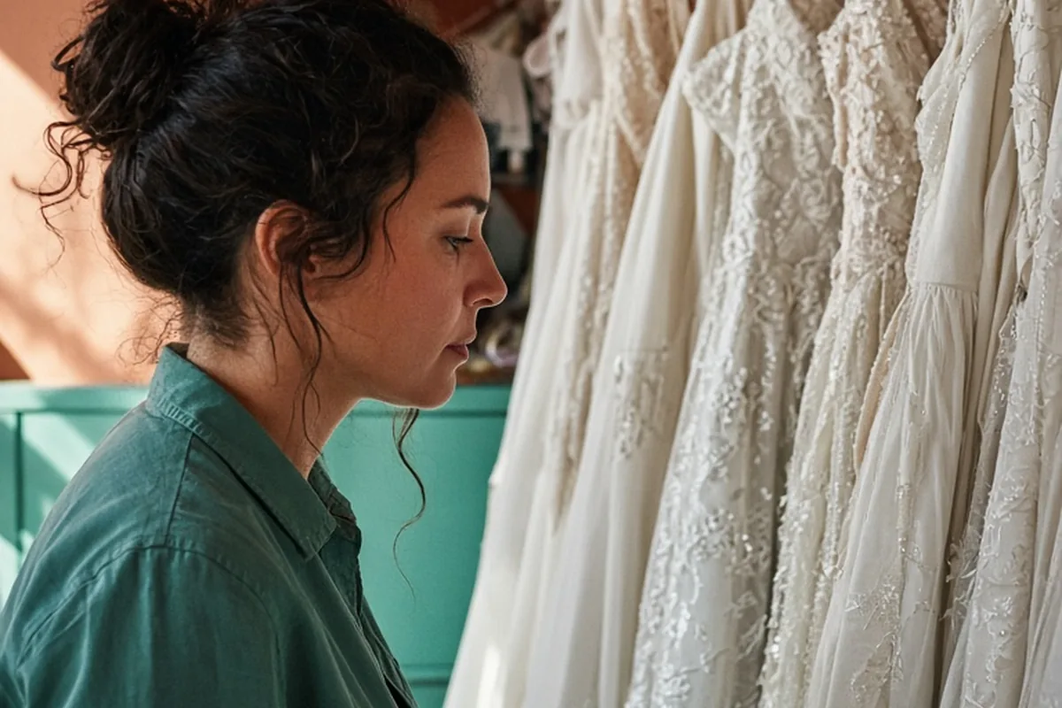 Illustration for Sample Wedding Dresses for Sale: Hidden Costs to Watch For