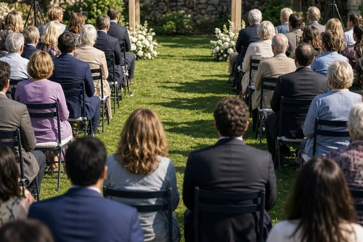 Illustration for Wedding Ceremony for 200 Guests: Layouts, Audio, and Flow