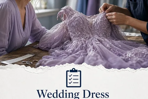 Illustration for Wedding Dress Alterations Contract Checklist: What to Protect