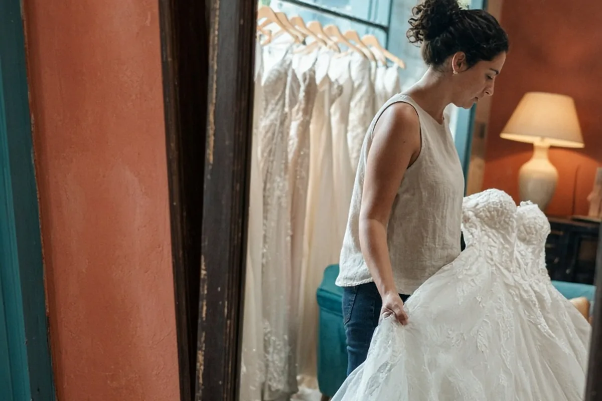 Illustration for Wedding Dress Trunk Show Discounts on a Budget: Shopping Guide