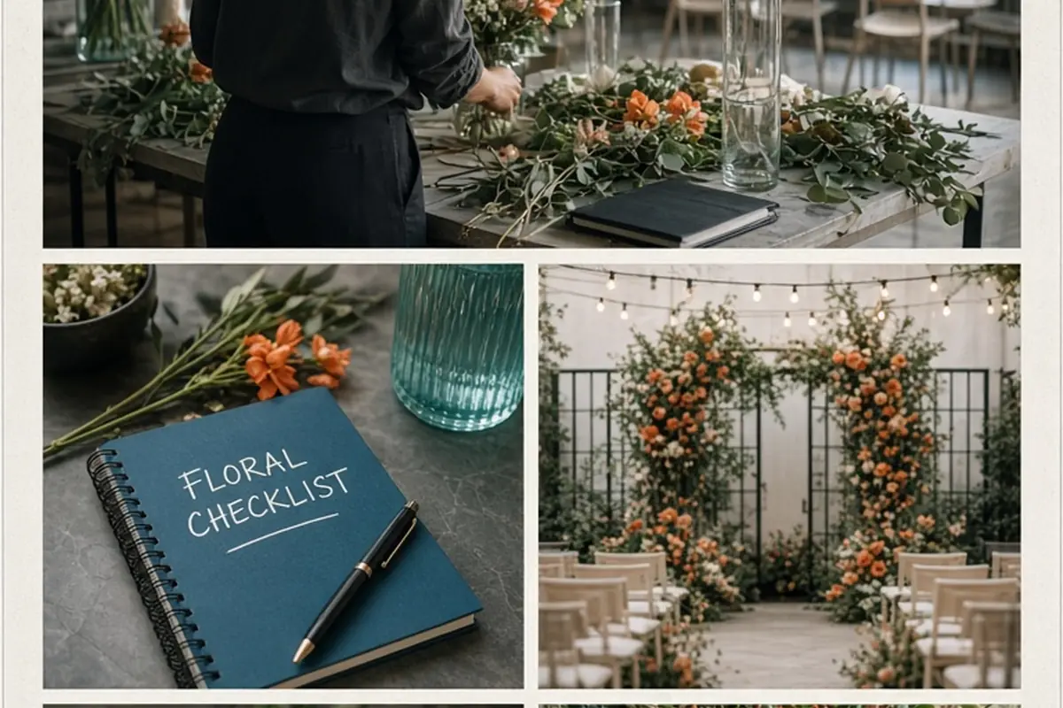 Illustration for Wedding Florist Checklist: What to Book, Ask, and Review