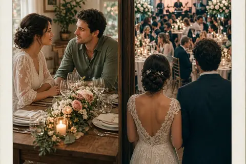 Illustration for Wedding for 20 Guests vs. 150 Guests: Planning Guide