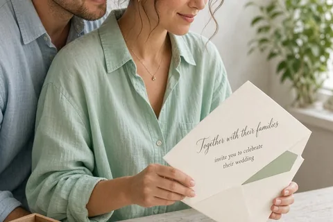 Illustration for Wedding Invitations Postage Ideas for Small Weddings: Creative Guide