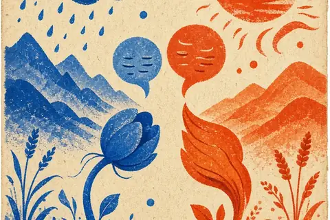 Illustration for Do Opposites Attract or Push Each Other Away Over Time