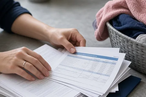 Illustration for Documents to organize before divorce mediation