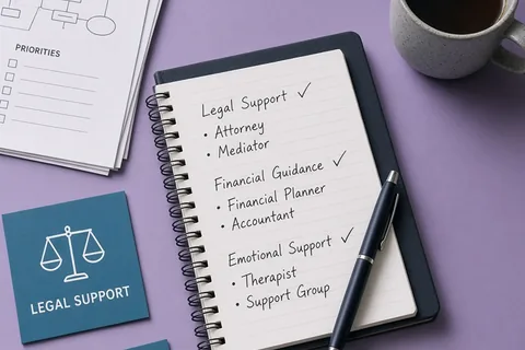 Illustration for How to Find Support After Preparing for Divorce