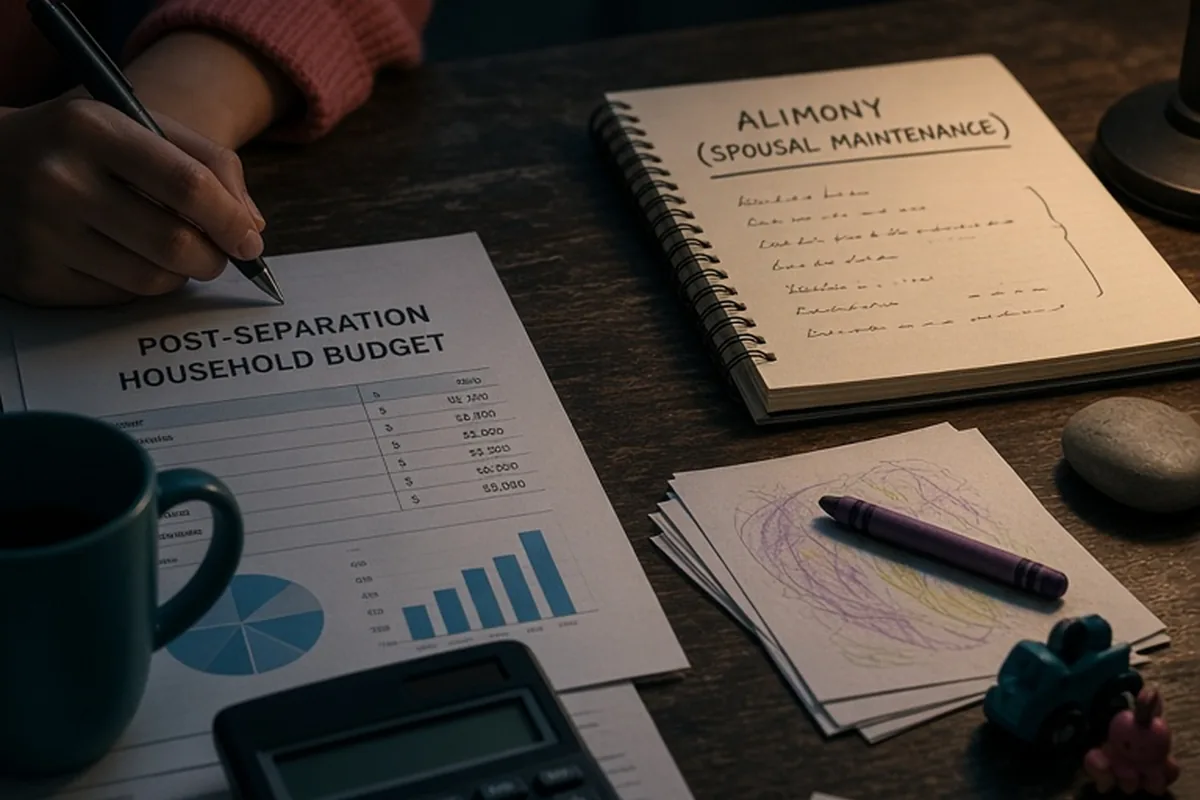 Illustration for How to Make a Plan for Alimony Calculation with Kids