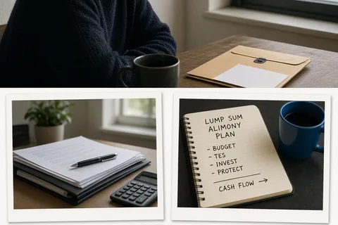 Illustration for How to Manage Finances After Lump Sum Alimony Settlement