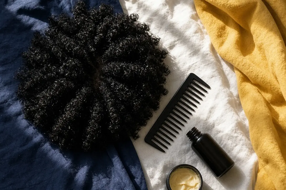 Illustration for 4C Hair Care for Textured Hair: Moisture and Styling Guide