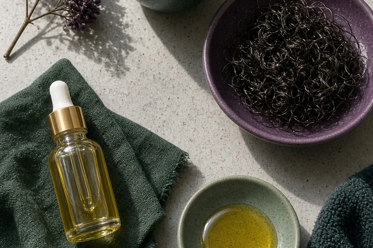 Illustration for Does Oil Moisturize Textured Hair? How to Hydrate and Seal