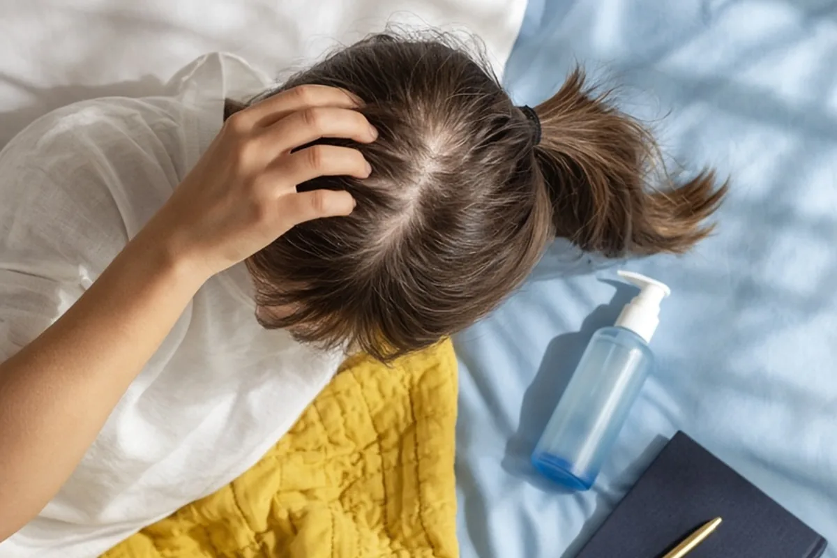 Illustration for Female Hair Thinning at Home vs Salon: Choosing the Right Care