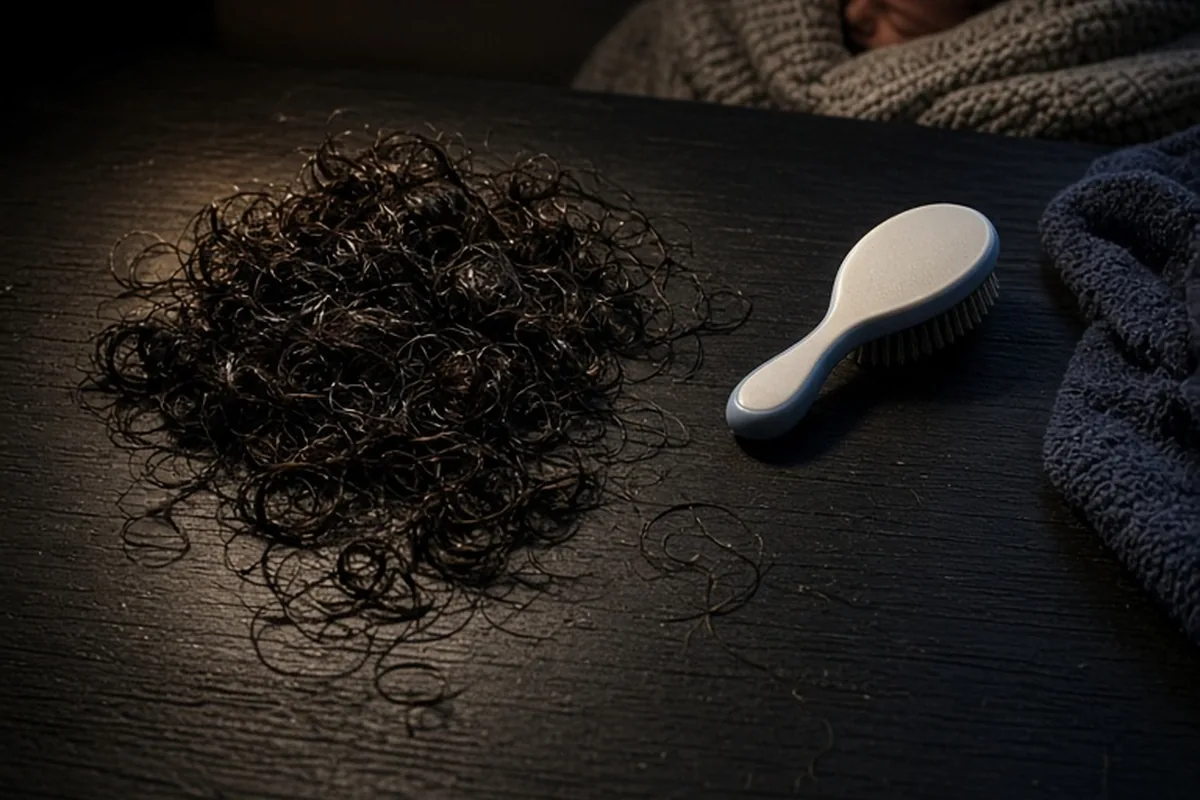 Illustration for Postpartum Hair Loss for Curly Hair: Recovery and Styling Guide